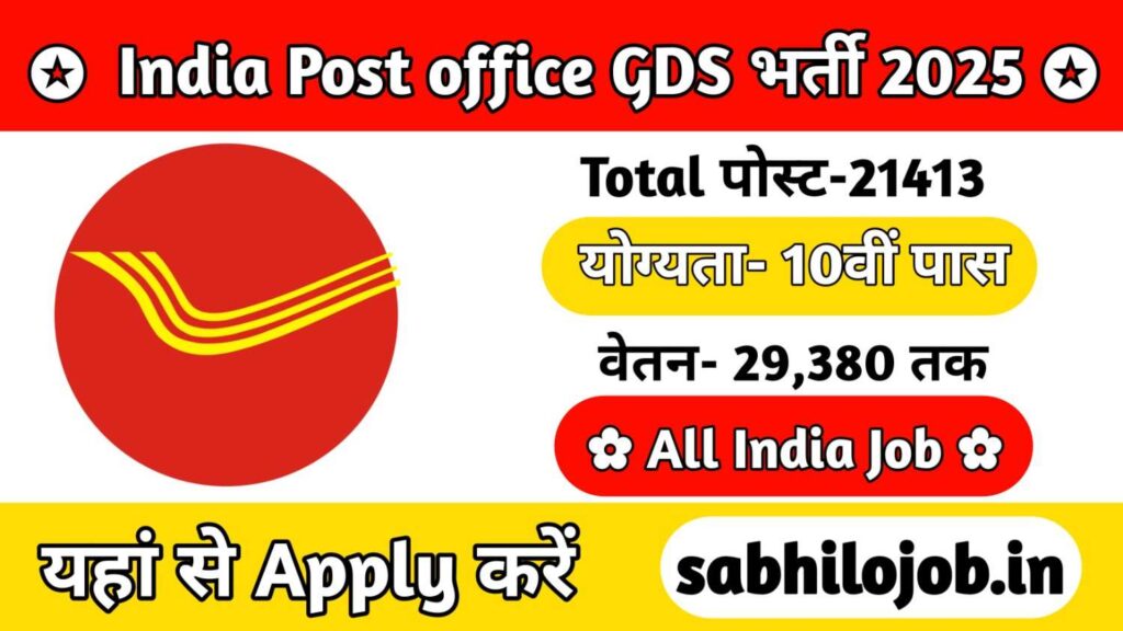 India Post GDS Recruitment 2025