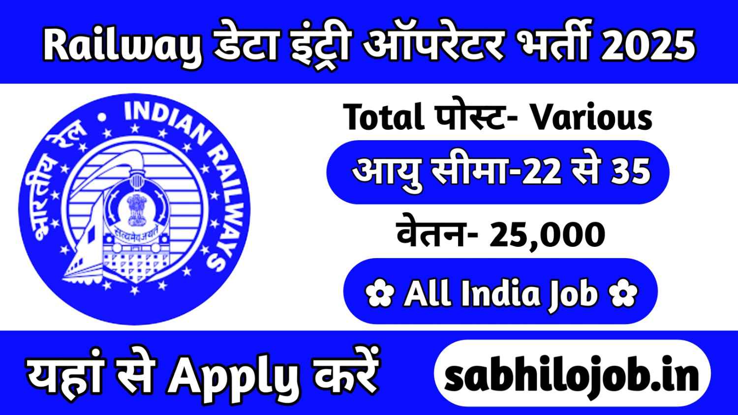 Railway DEO Recruitment