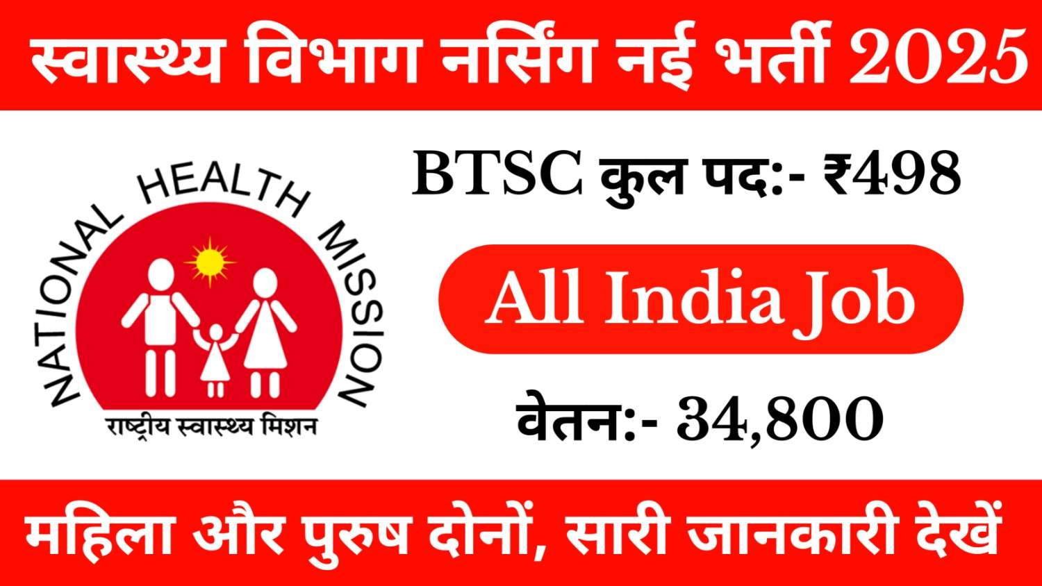 BTSC Nursing Tutor Recruitment 2025