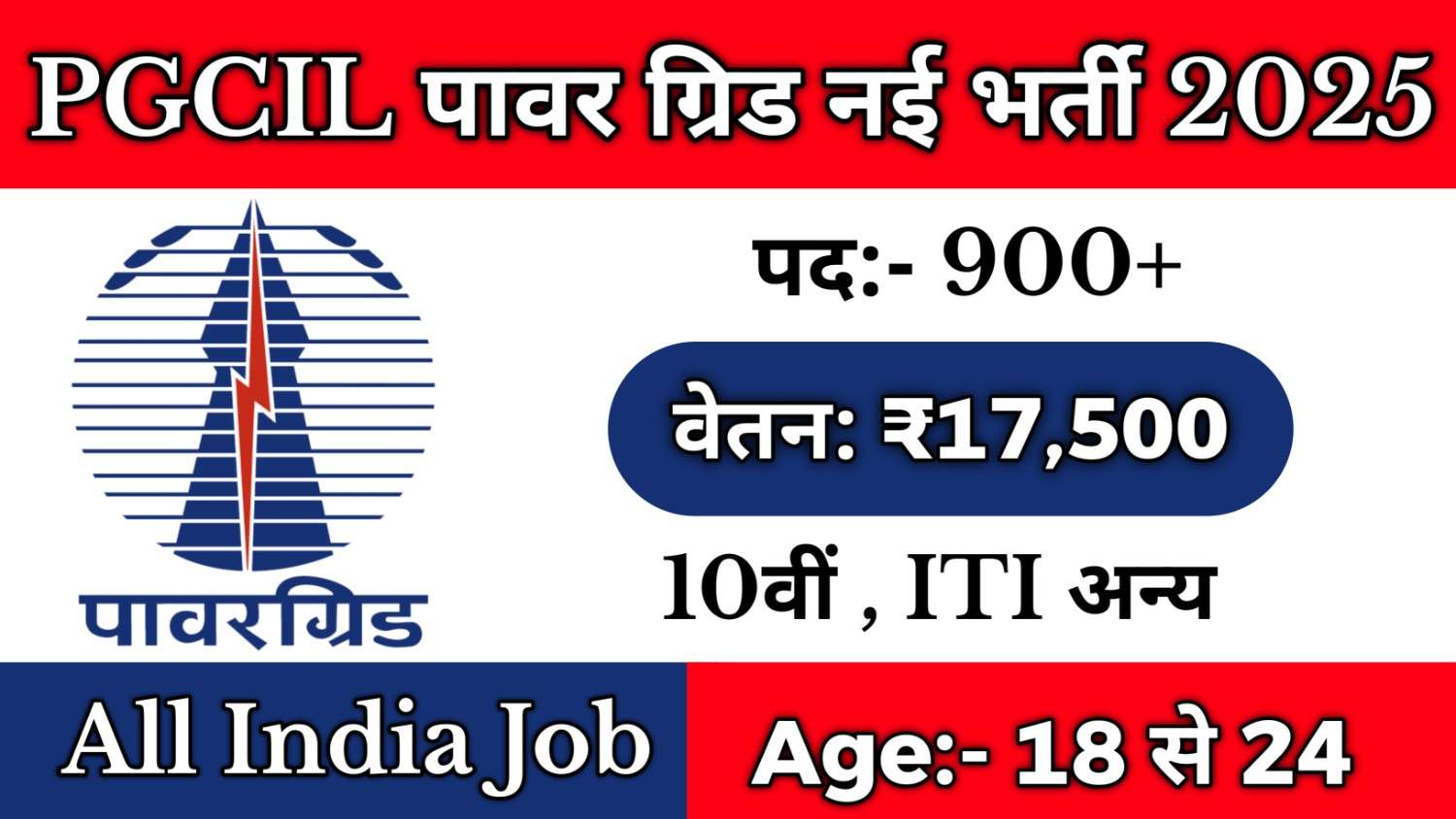 PGCIL Apprentice Recruitment 2025