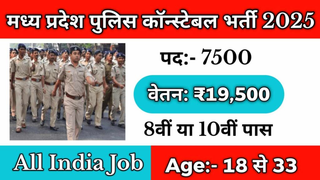 MPESB Police Constable Recruitment 2025