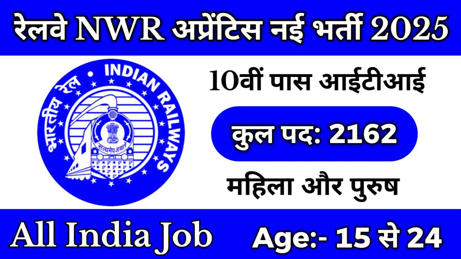RRC NWR Apprentice Recruitment 2025
