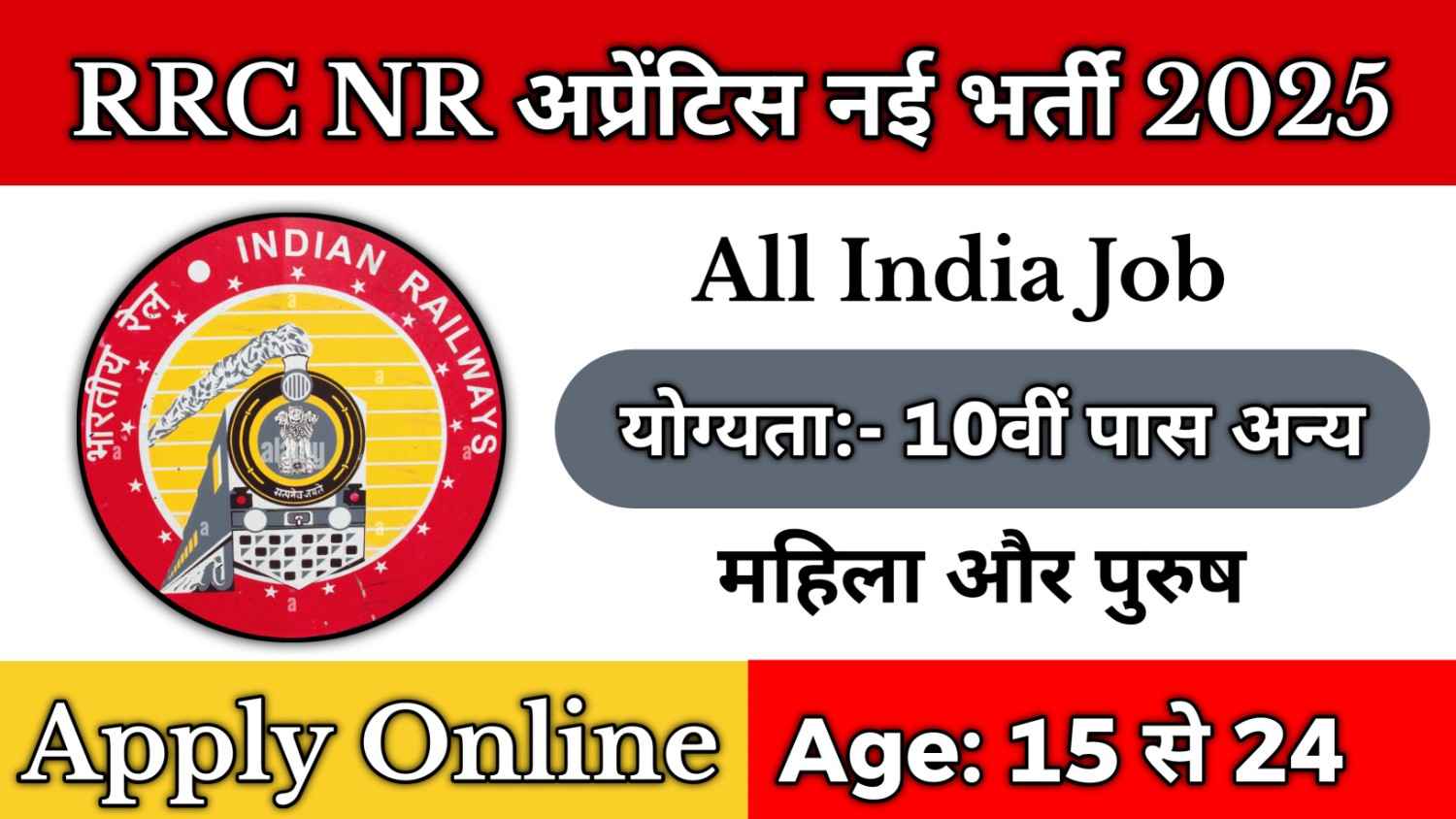 RRC NR Apprentice Recruitment 2025