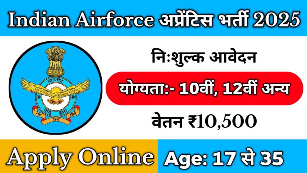 Indian Air Force Apprentice Recruitment 2025