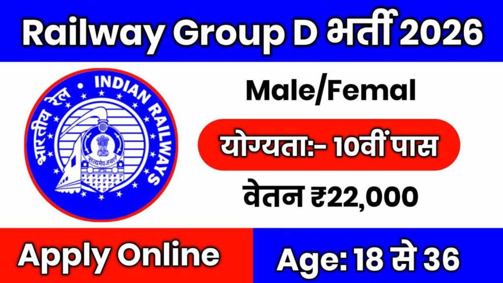 Railway Group D Recruitment 2026