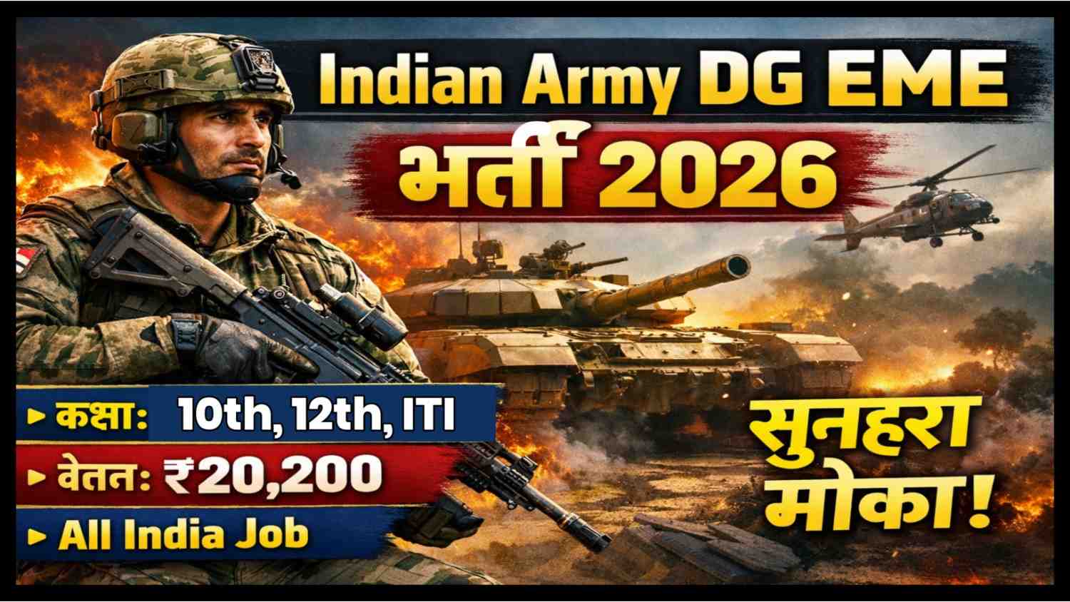 Indian Army DG EME Recruitment 2026