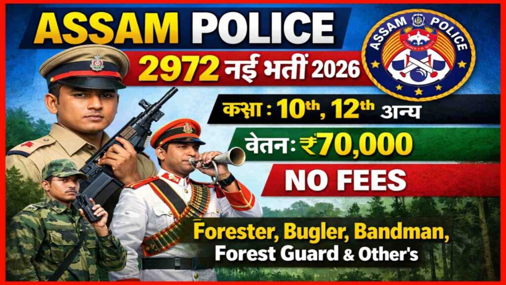 Assam Police Recruitment 2026