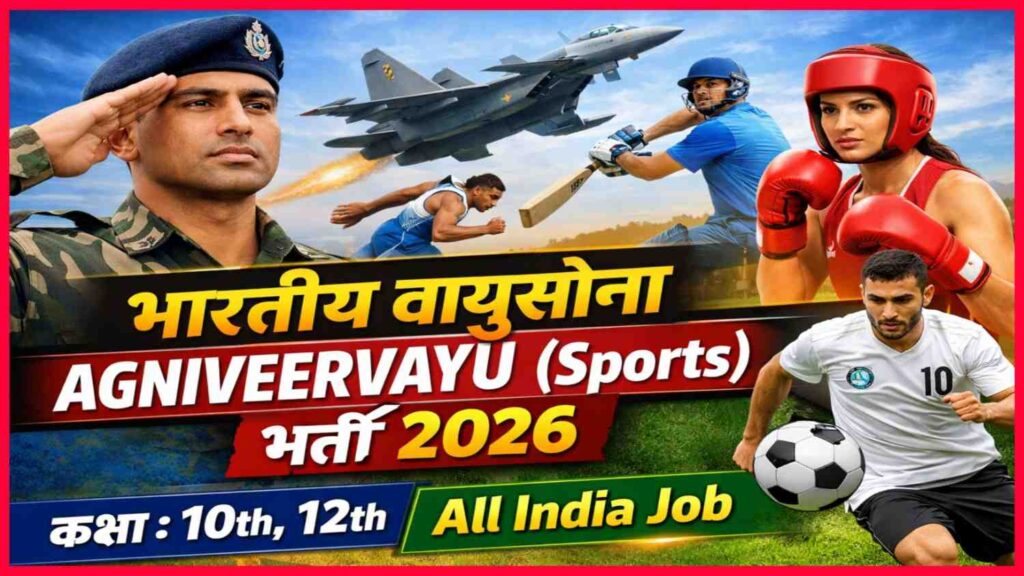 Indian Air Force Agniveervayu (Sports) Recruitment 2026