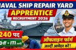 Naval Ship Repair Yard Apprentice Recruitment 2026