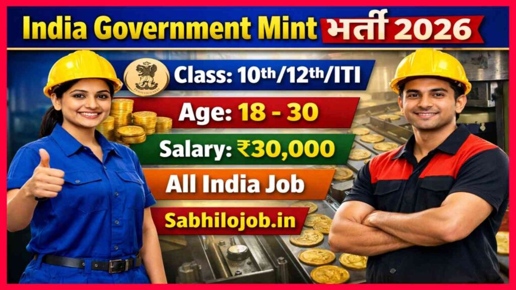 India Government Mint Recruitment 2026