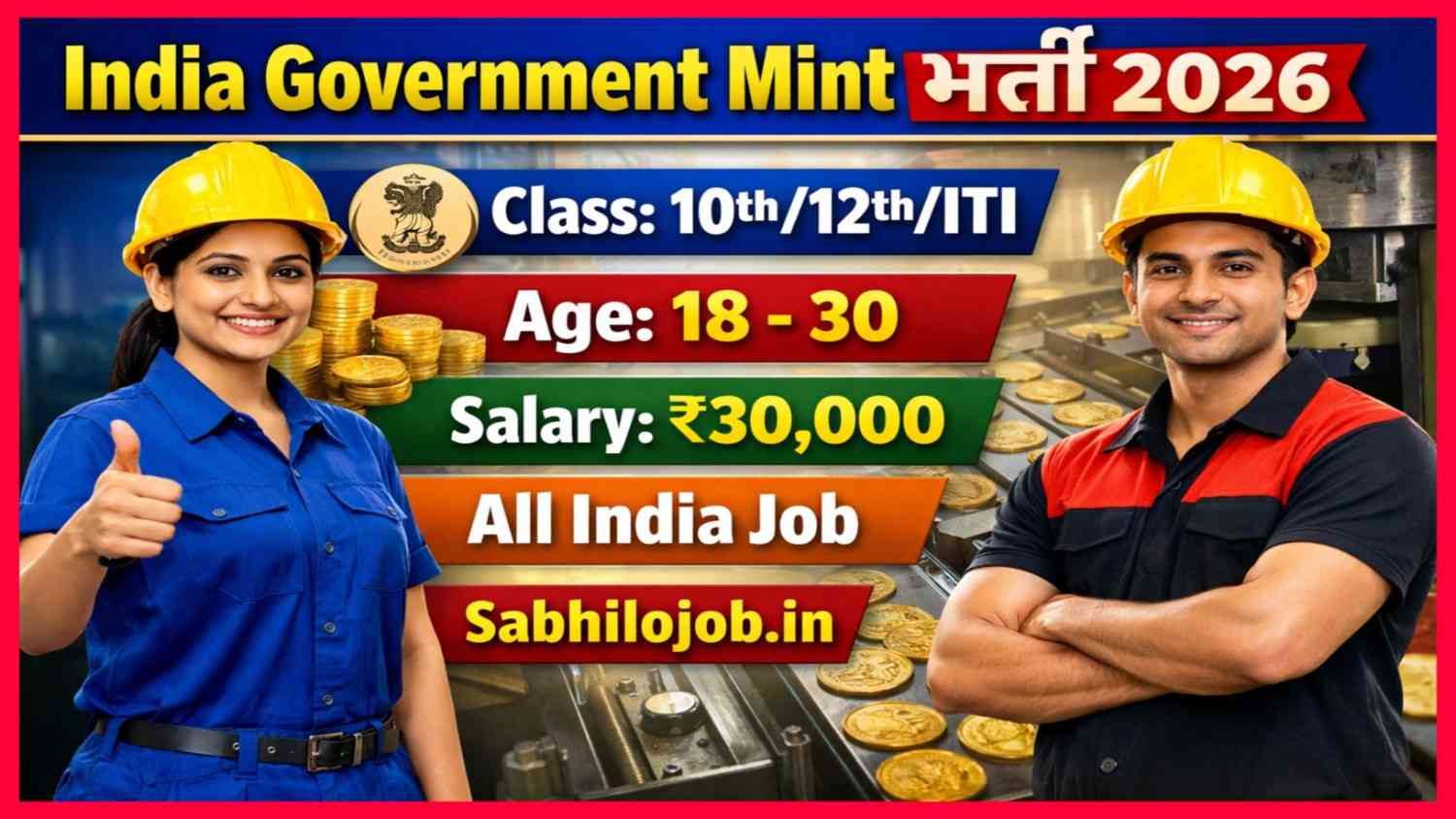 India Government Mint Recruitment 2026