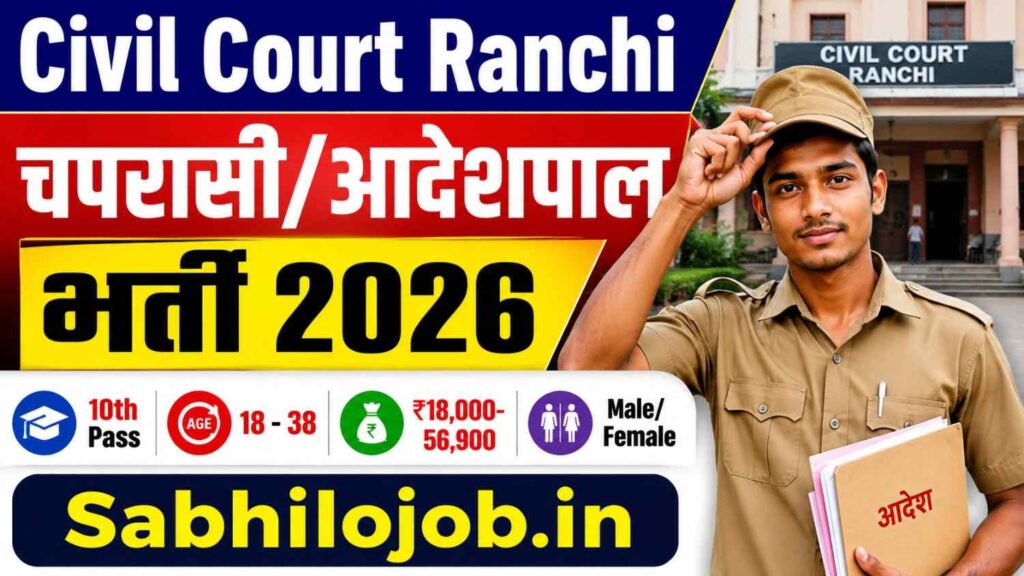 Civil Court Ranchi Recruitment 2026