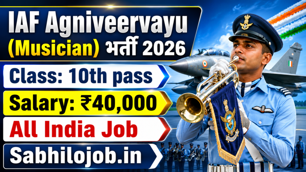 IAF Agniveervayu (Musician) Recruitment 2026