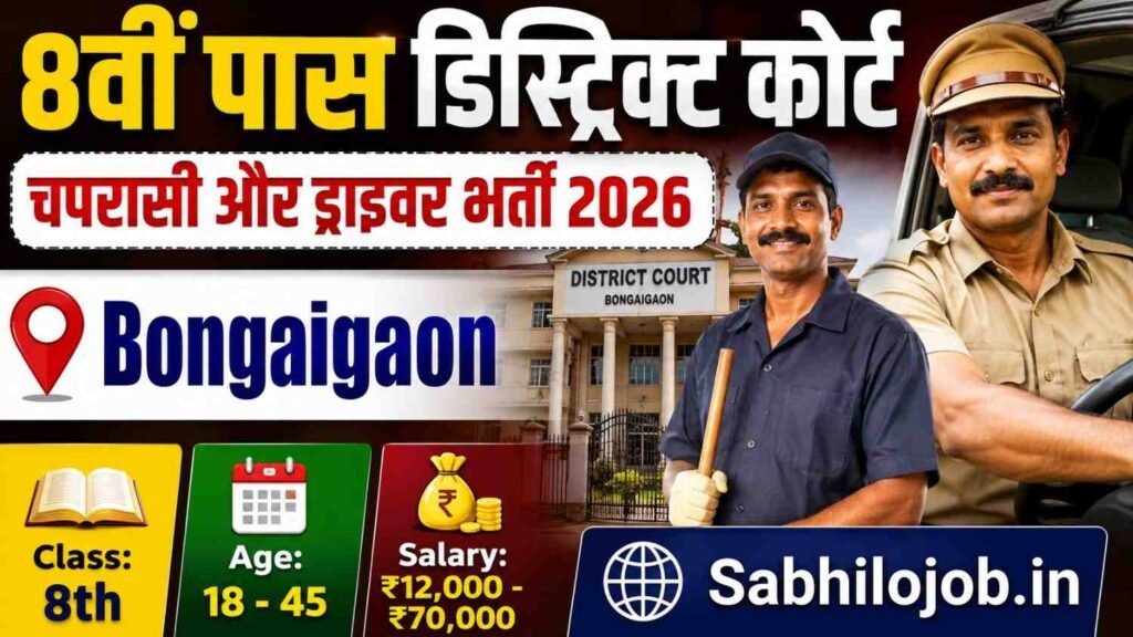 District Court Bongaigaon Recruitment 2026