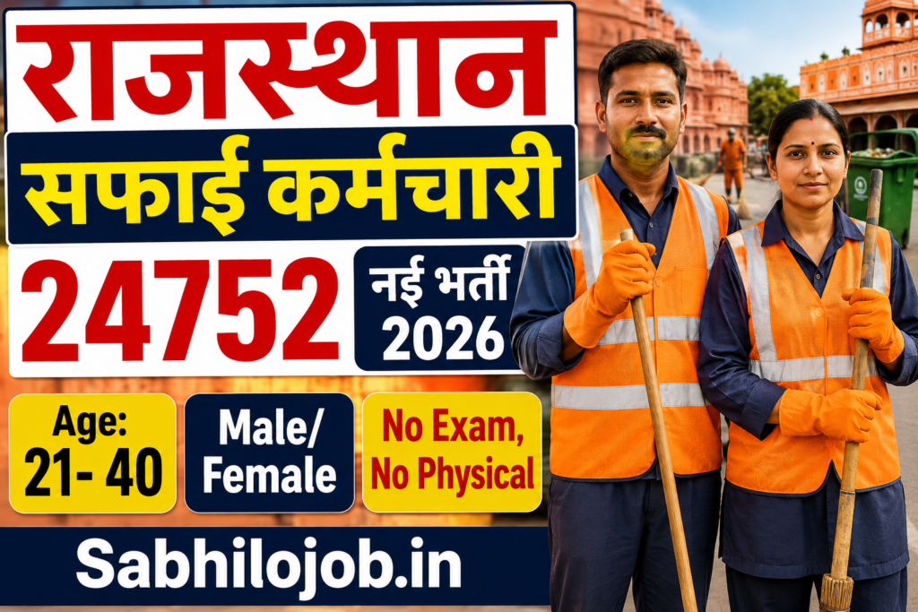 Rajasthan Safai Karmchari Recruitment 2026