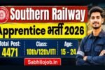 Southern Railway Apprentice Recruitment 2026