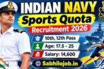 Indian Navy Sports Quota Recruitment