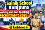 Sainik School Kunjpura Recruitment 2026