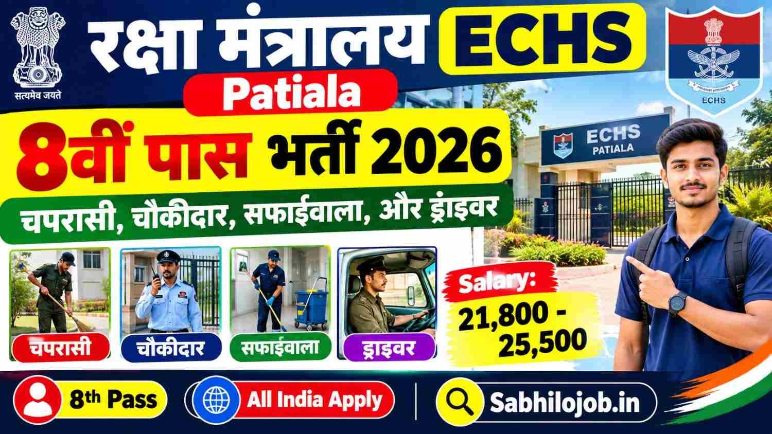 ECHS Patiala Recruitment 2026