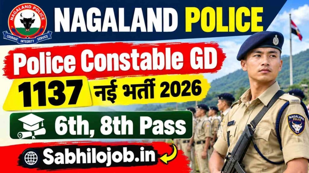 Nagaland Police Constable GD Recruitment 2026