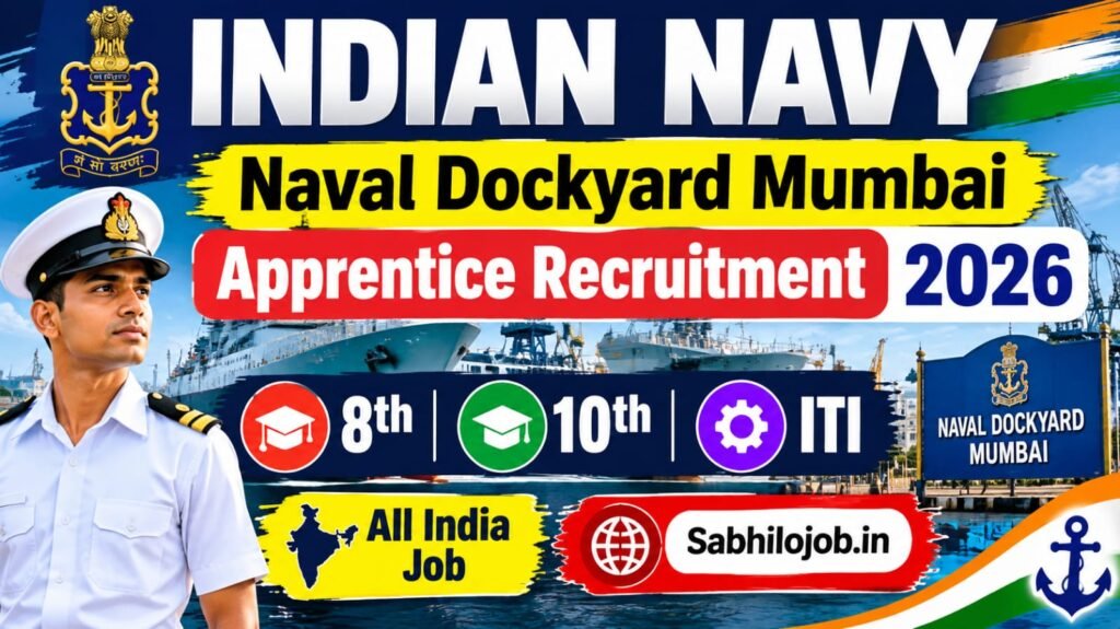 Indian Navy Naval Dockyard Mumbai Apprentice Recruitment 2026