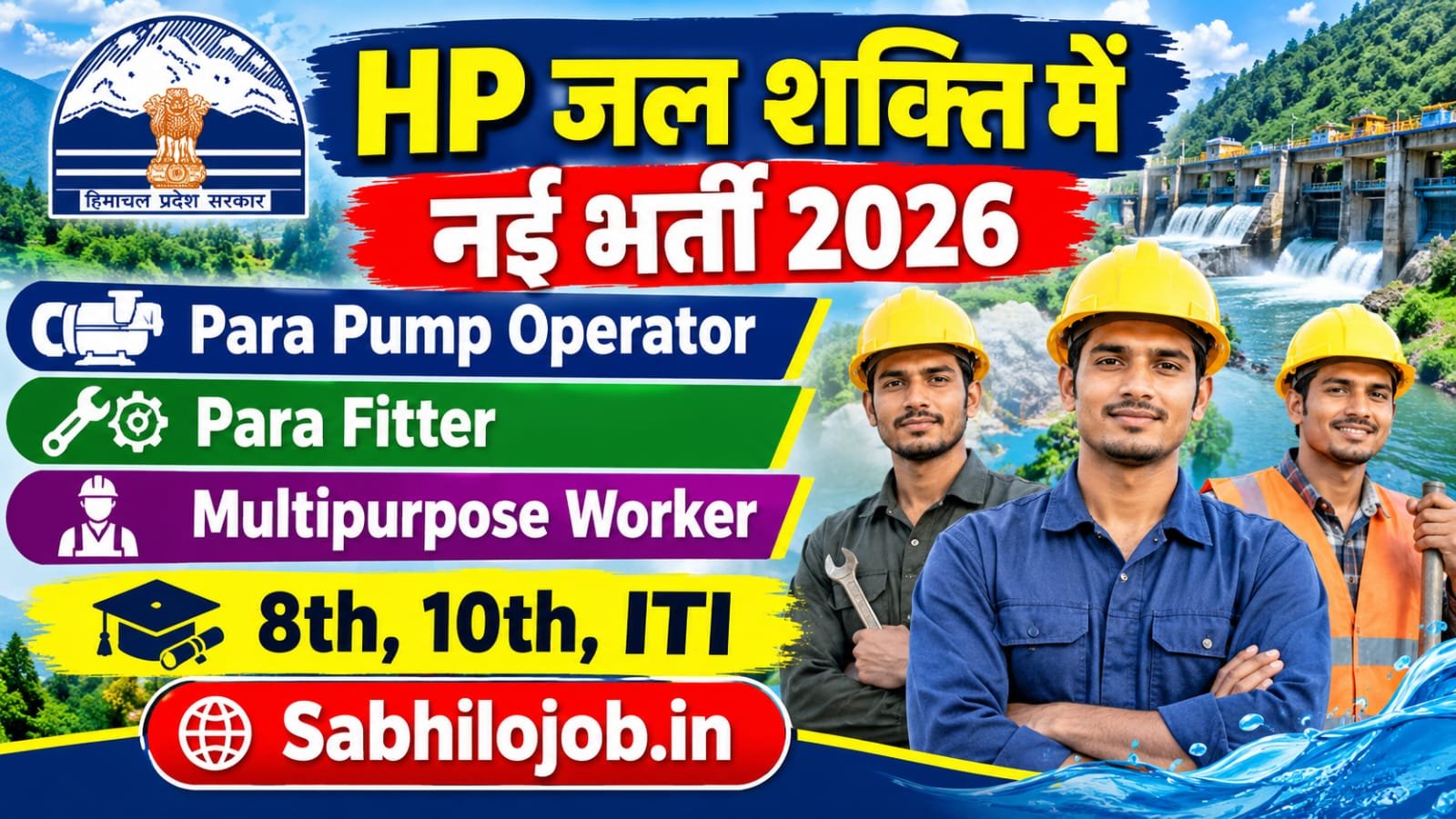 Himachal Pradesh Jal Shakti Vibhag Recruitment 2026