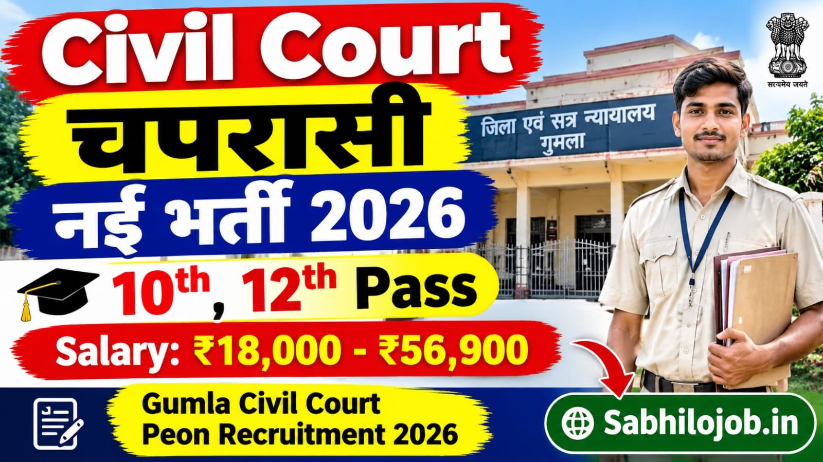 Civil Court Gumla Recruitment 2026