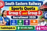 South Eastern Railway Sports Quota Recruitment 2026-27