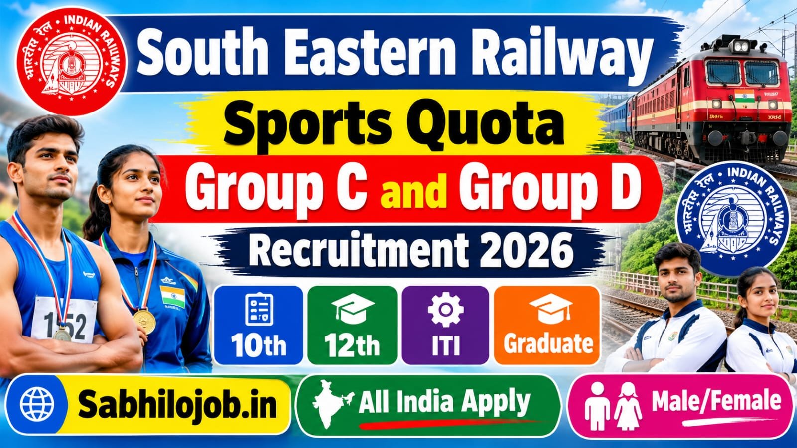 South Eastern Railway Sports Quota Recruitment 2026-27