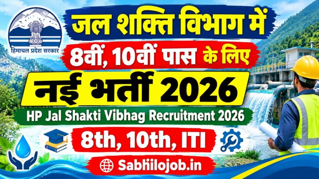 Jal Shakti Vibhag Recruitment 2026